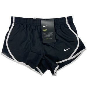 Nwt | Nike Kids' Dry Tempo Running Shorts in 010 Black/white Size XS